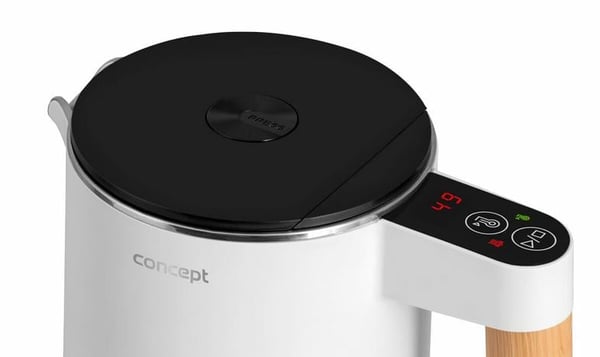Langaton vedenkeitin Concept RK3300 — 1,7 l, lasia ja ruostumatonta terästä, LED-valaistus