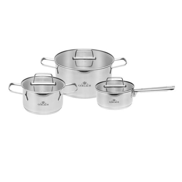Gerlach Ambiente — 6-delt køkkengrejsæt (16 / 18 / 24 cm)