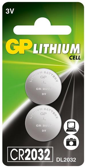 GP CR2032-U2 — litium-knapbatteri (CR2032)