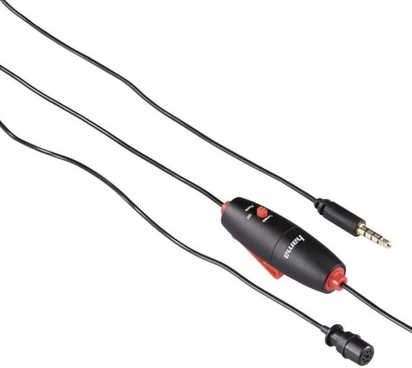 HAMA Lavalier Smart — lavaliermikrofon (3,5 mm, 4-kontakt)
