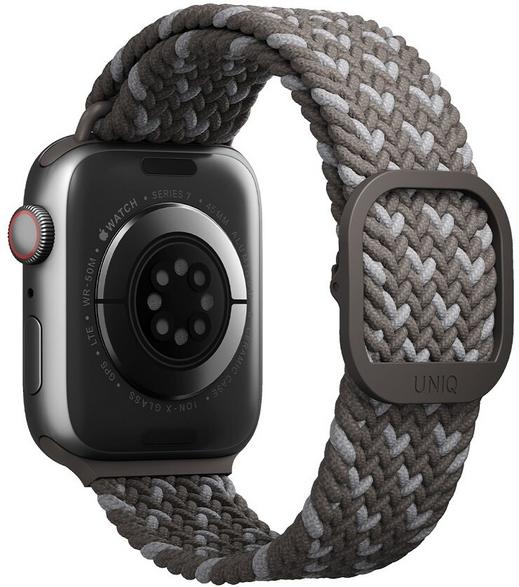 UNIQ Aspen Rem til Apple Watch 42/44/45mm Flettet DE Grå ASPDEPGRY