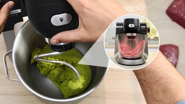 BOSCH MUMS6ZS34 Sarja 6 Keittiökone Musta-harjattu teräs