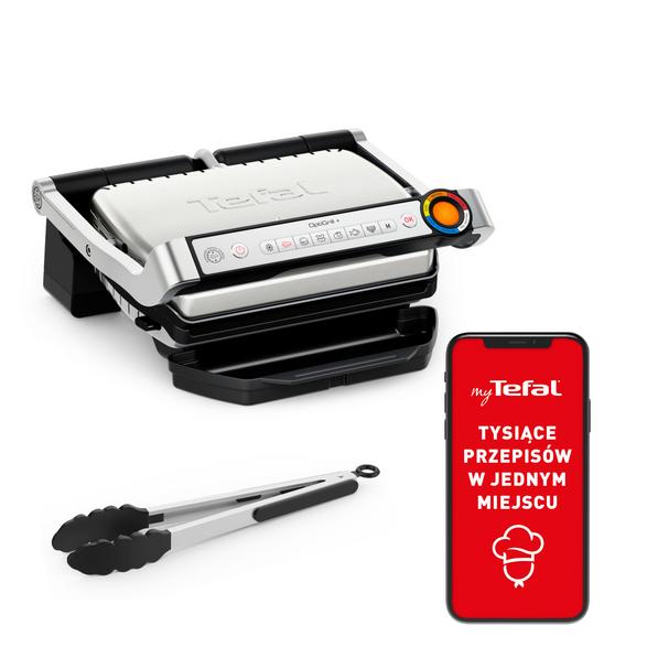 Sähkögrilli TEFAL GC718D10 OptiGrill+ automaattisilla ohjelmilla