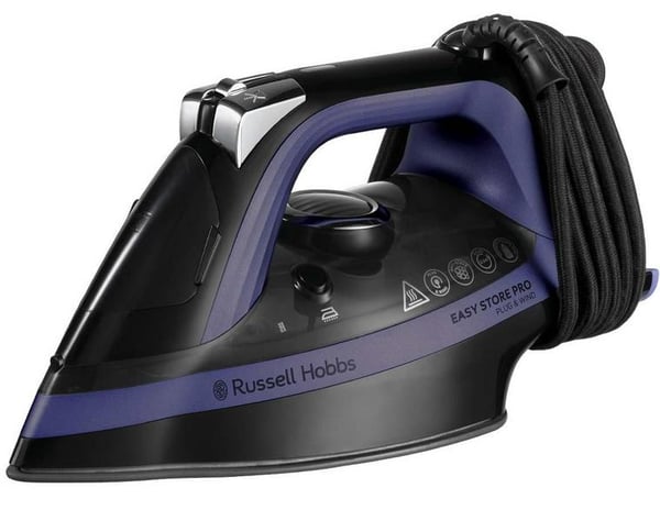 RUSSELL HOBBS 26731-56 Easy Store Pro -pistoke- ja tuulisilitysrauta musta ja violetti