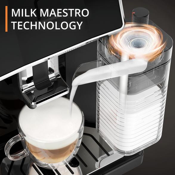 Krups Sensation Milk EA912HF0 Harmaa-Musta