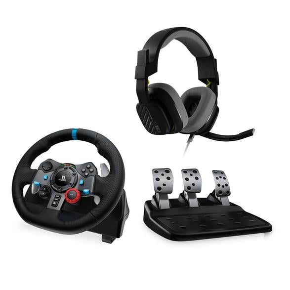 Logitech G29 Driving Force Rat til PS5/PS4 + Headset A10