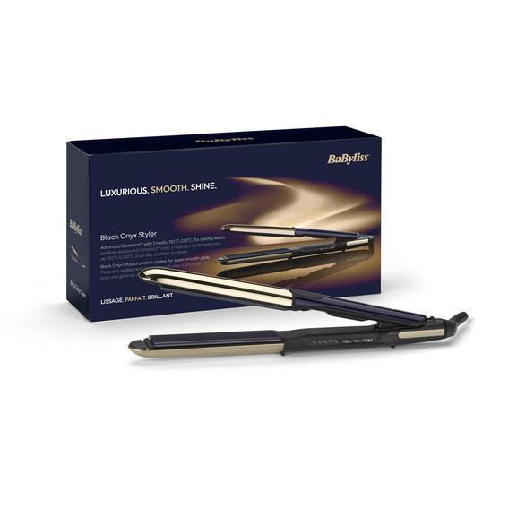 BABYLISS ST484E Sort Onyx Styler Glattejern