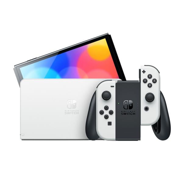 Nintendo Switch OLED-konsolmodel hvid