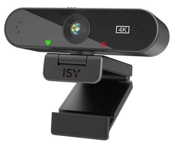ISY IW-3000 4K svart webbkamera