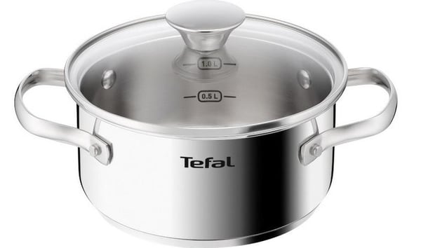 TEFAL Minis gryde H8744255, 16 cm, Sølv