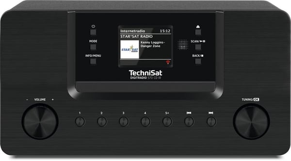 Internetradio TECHNISAT DIGITRADIO 570 CD IR Sort