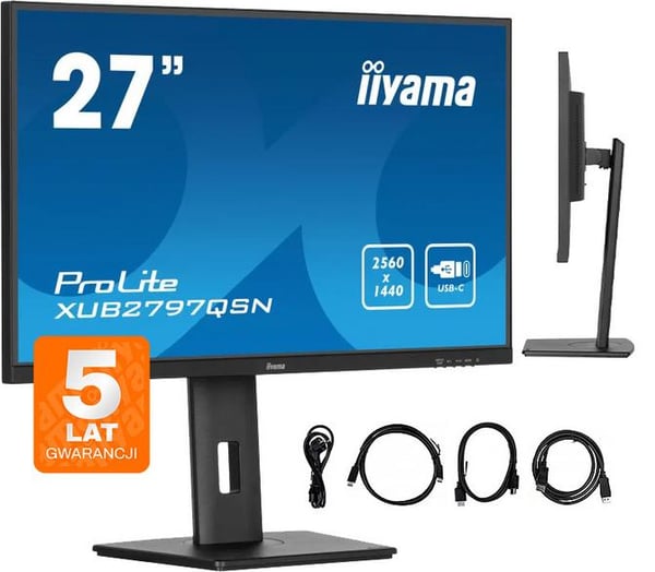 Monitor IIYAMA XUB2797QSN-B2 Sort