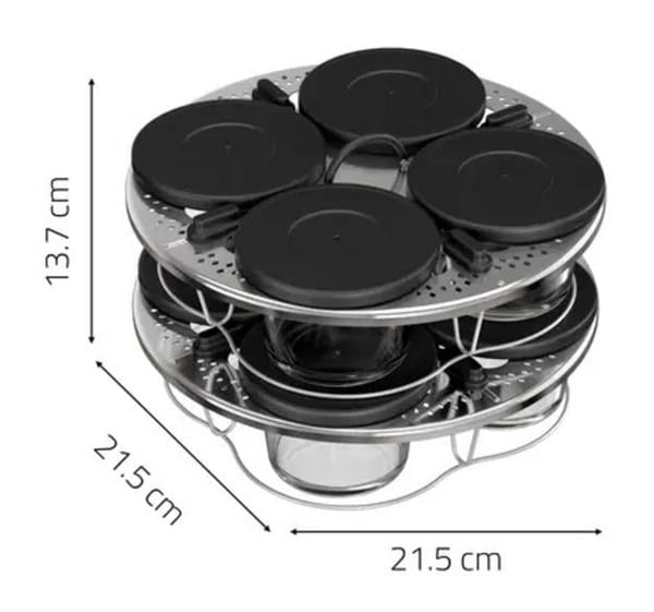 TEFAL XA6140 skesæt til Cook4Me, 8 flerfarvede