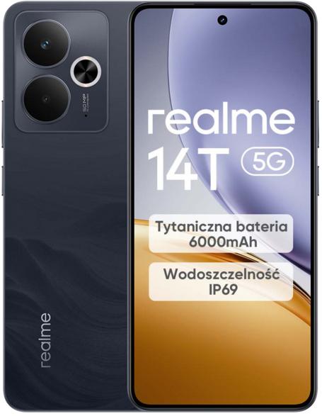 Smartphone REALME 14T 5G 8 GB/ 256 GB Svart