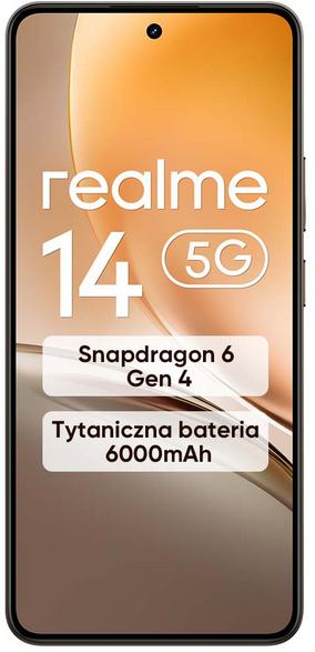 Realme 14 5G smartphone 12 GB/256 GB brun