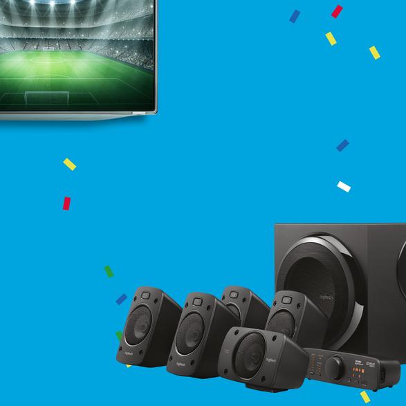 Logitech Z906 5.1 THX — 500 W RMS -kaiutinjärjestelmä