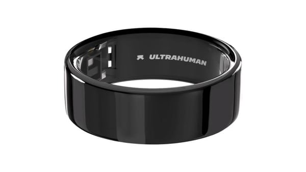 Smartring ULTRAHUMAN Ring Air koko 12 musta