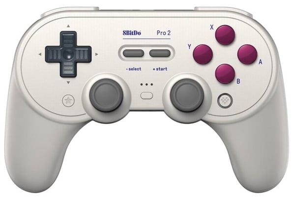 8BITDO Pro 2 Hall Edition Classic Langaton Ohjain Vaaleanharmaa 8BITDO Pro 2 Hall Edition Classic Langaton Ohjain Vaaleanharmaa