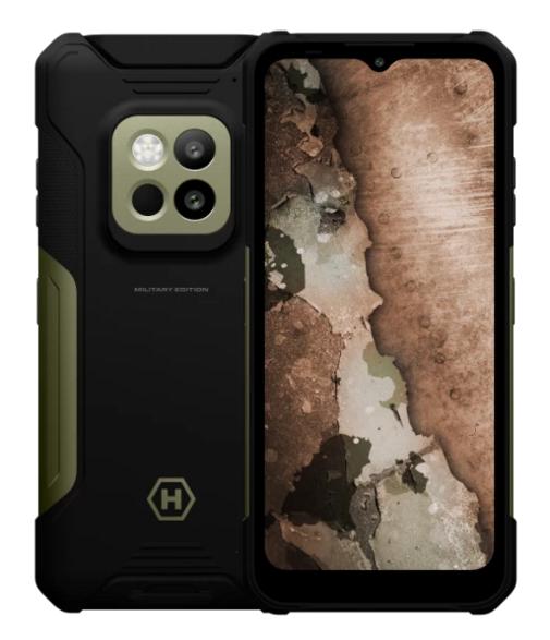 HAMMER Construction 2 Thermal 5G Militærudgave Smartphone 8GB/256GB Sort og Grøn