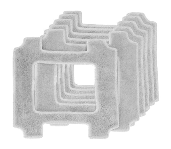 LIFENAXX LX-047 -robotti-imurille tarkoitetut pyyhkeet, 6 kpl, harmaa