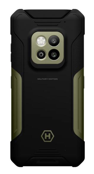 Smartphone HAMMER Construction 2 5G Military Edition 6 GB/128 GB Svart-grön