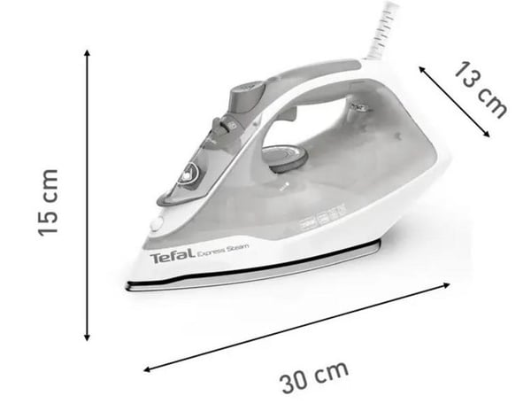 TEFAL FV2863E1 Ångstrykjärn Vitt och Grått