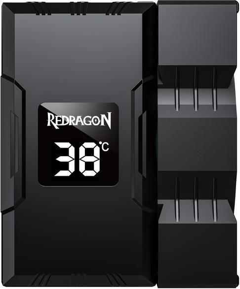 Redragon CC-1014 – CPU-kylare med RGB- och digital display (svart)