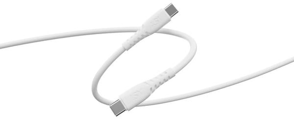 ISY IUC-1115 USB-C til USB-C kabel, 1 m, hvid
