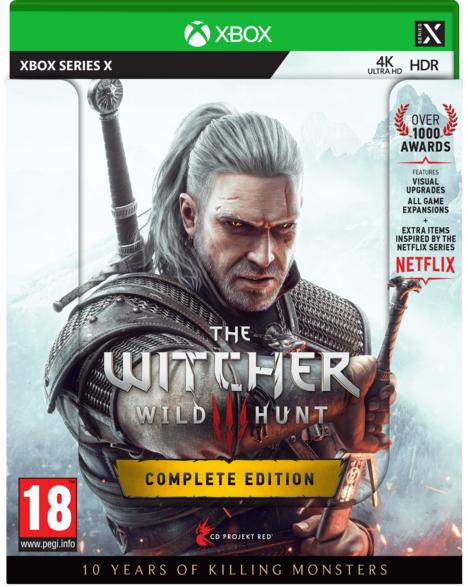 Xbox Series-spel CENEGA The Witcher 3: Wild Hunt – Komplett utgåva och Årets spelutgåva + Jubileums-Steelbook