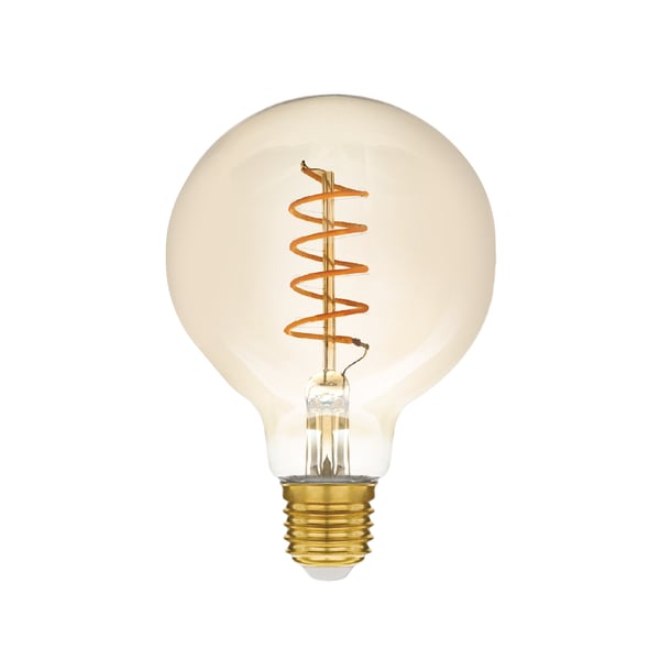DEKORATIV LED-PÆRE E27 4W G125 VARM