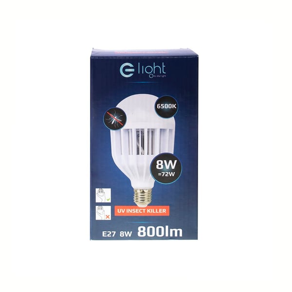 INSEKTICDIDANDE GLOPP E27 8W KALL