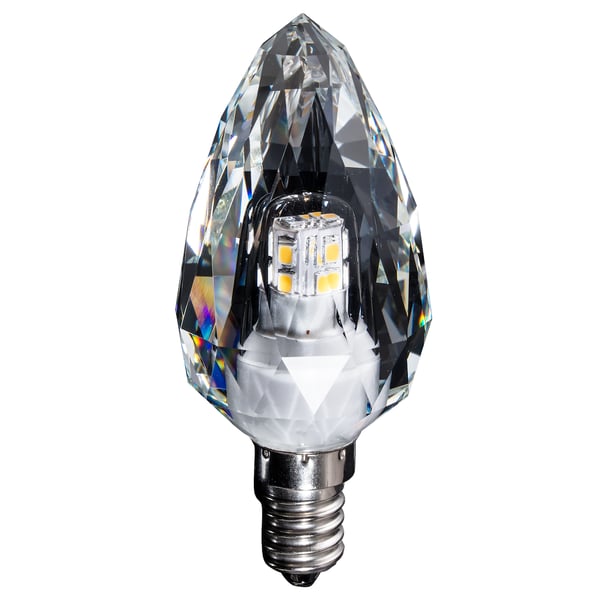 KORISTELLISUINEN LED-LAMPPU E14 4W C37 NEUTRAALI KRISTALLI