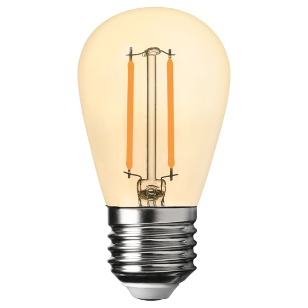 DEKORATIV LED-PÆRE E27 1W ST45 VARM AMBER