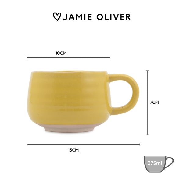 Big Love Hyggelig Kop Gul Keramikkrus 375 ml / Jamie Oliver