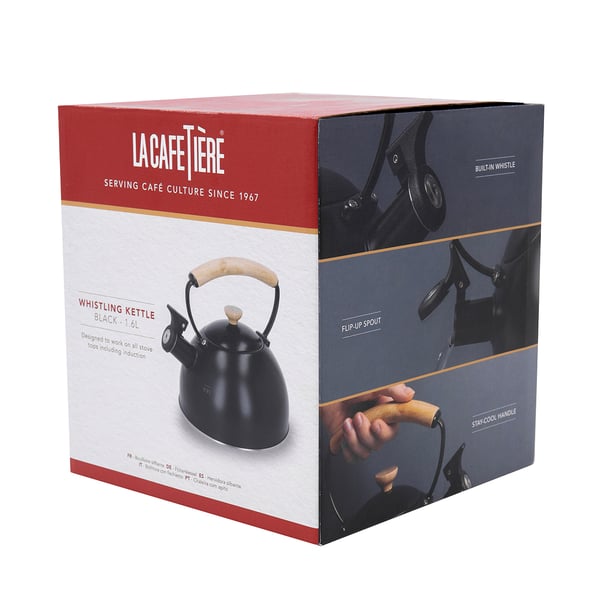 Fløjtekedel 1,6 L Sort / La Cafetiere