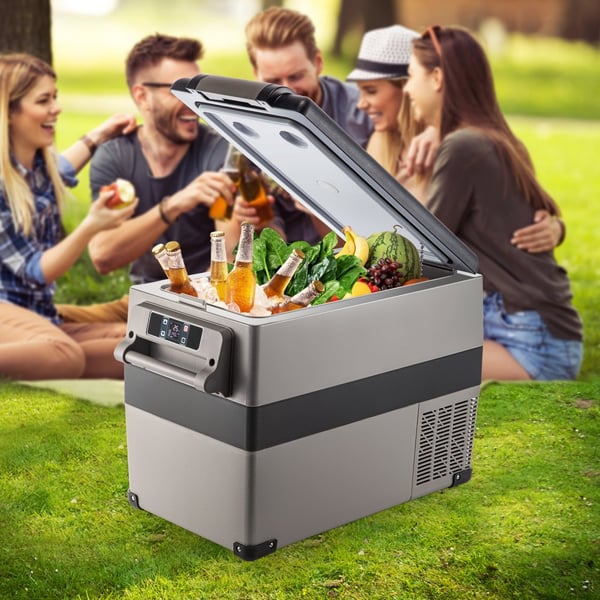 45L kompressori jääkaappi veneeseen, kuorma-autoon ja autoon - tehokas 45W mini jääkaappi.