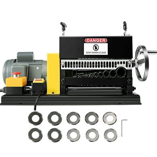 Sähkökabelabisoliermaschine 1.5-38mm, 400W, 1400RPM, kuparin eristämiseen, 10 reikää. Tehokas ja kätevä!