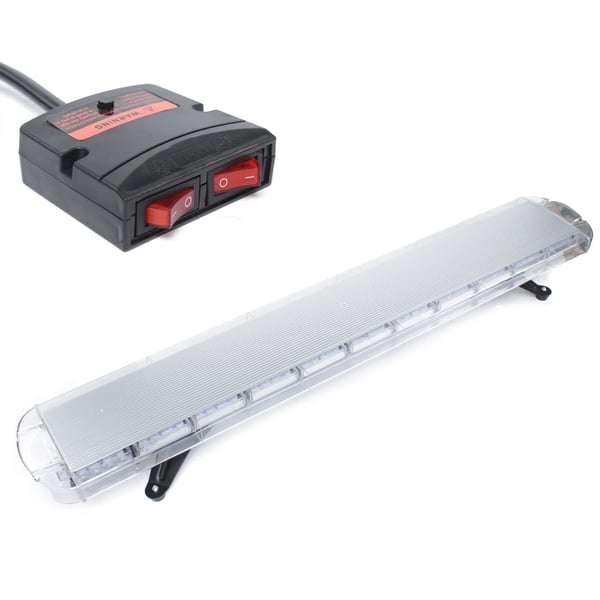 LED Varoitusvalopalkki - Stroboskooppinen Kattovalo - 131 cm, 96 LED, 12/24 V, 96 W, 5 m Kaapeli - Meripihka LED Varoitusvalopalkki - Stroboskooppinen Kattovalo - 131 cm, 96 LED, 12/24 V, 96 W, 5 m Kaapeli - Meripihka