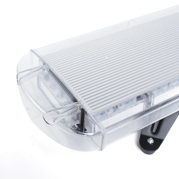 LED Advarselslysbjælke - Stroboskop Tag-lysbjælke - 131 cm, 96 LED, 12/24 V, 96 W, 5 m Kabel - Ravgul