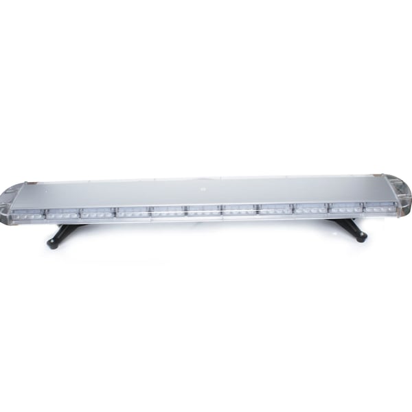 LED Advarselslysbjælke - Stroboskop Tag-lysbjælke - 131 cm, 96 LED, 12/24 V, 96 W, 5 m Kabel - Ravgul
