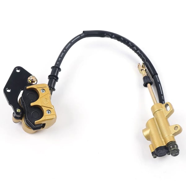 Hydraulisk bremsesæt - Med bremseskive - Til 49–125 cc 4‑takt - Mini & pocketbike - Dirt/pitbike - Komplet sæt