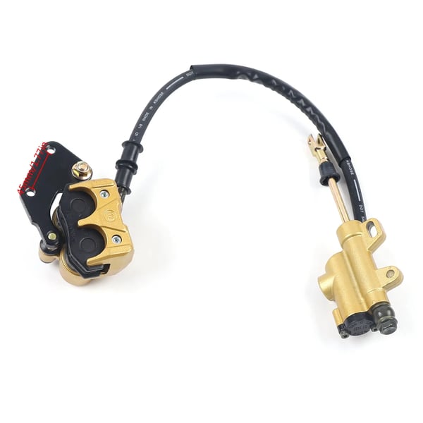 Hydraulisk bremsesæt - Med bremseskive - Til 49–125 cc 4‑takt - Mini & pocketbike - Dirt/pitbike - Komplet sæt