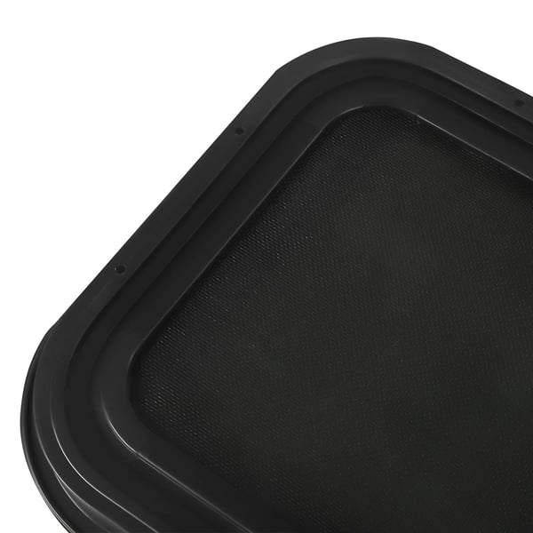 Skydevindue til autocamper & trailer - RV-vindue - 60 x 30 cm - Insektnet - Tonet hærdet glas - Klemmontering 46–60 mm - Pulverlakeret aluminium