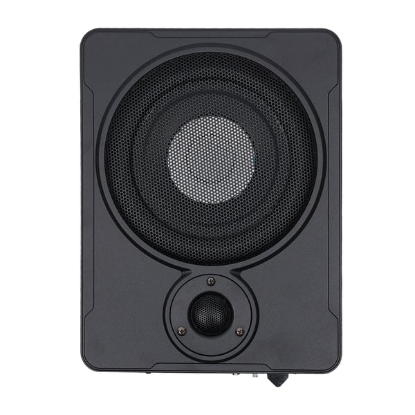 Bil subwoofer - Ultratynd under-sæde, lukket system - 20 cm - 600 W - 12 V - 20–150 Hz - >90 dB SNR - Aluminiumlegering - Sort Bil subwoofer - Ultratynd under-sæde, lukket system - 20 cm - 600 W - 12 V - 20–150 Hz - >90 dB SNR - Aluminiumlegering - Sort