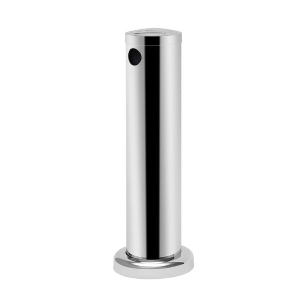 Fadølstårn til kegerator - Enkel taphane - 1 hane - Rustfrit stål - Dækmontering - Bar/Hjemmebryg - Lysegrå