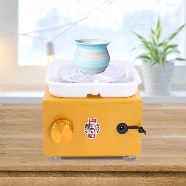 Sähködreija keramiikalle, 2000 rpm, 24 W, irrotettava ABS-allas, Deep Blue