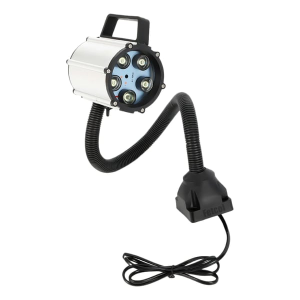 LED CNC konevalo - Työvalo - Taipuisa varsi - 5 W - 110–220 V - 50 cm - 5500–6500 K - Vedenpitävä - Valkoinen