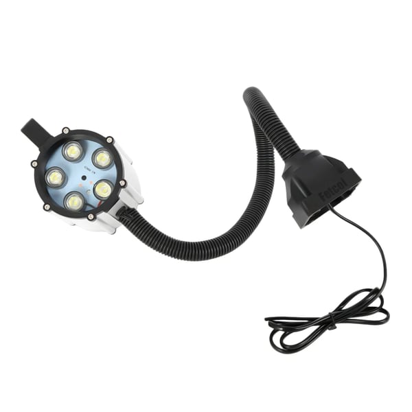 LED CNC konevalo - Työvalo - Taipuisa varsi - 5 W - 110–220 V - 50 cm - 5500–6500 K - Vedenpitävä - Valkoinen