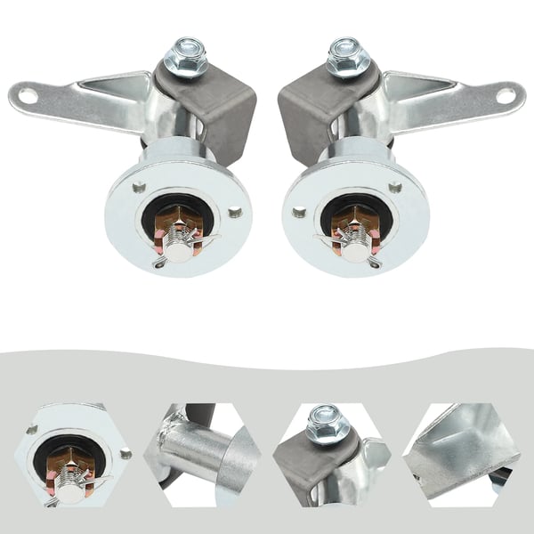 Styrespindel med hjulnav - 1 par - Til 12,7 cm hjul - Passer 110 cc, 168F, 200F - Go-kart, Buggy, ATV/UTV