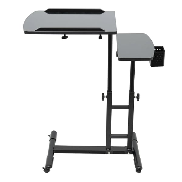 Tatuointiasema - Tatuointivaunu rullatarjottimella - Korkeus 57,5–90 cm - Tasokoko 64×40 cm - Kantavuus 12,5 kg keskellä/2,5 kg reunassa - Musta